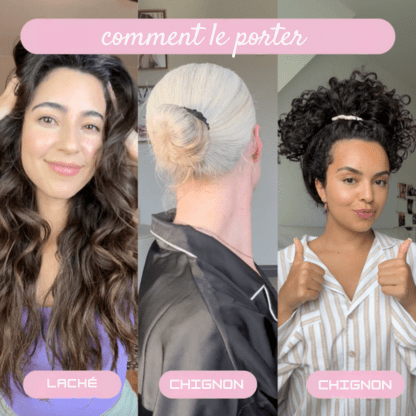 Bonnet de nuit en satin