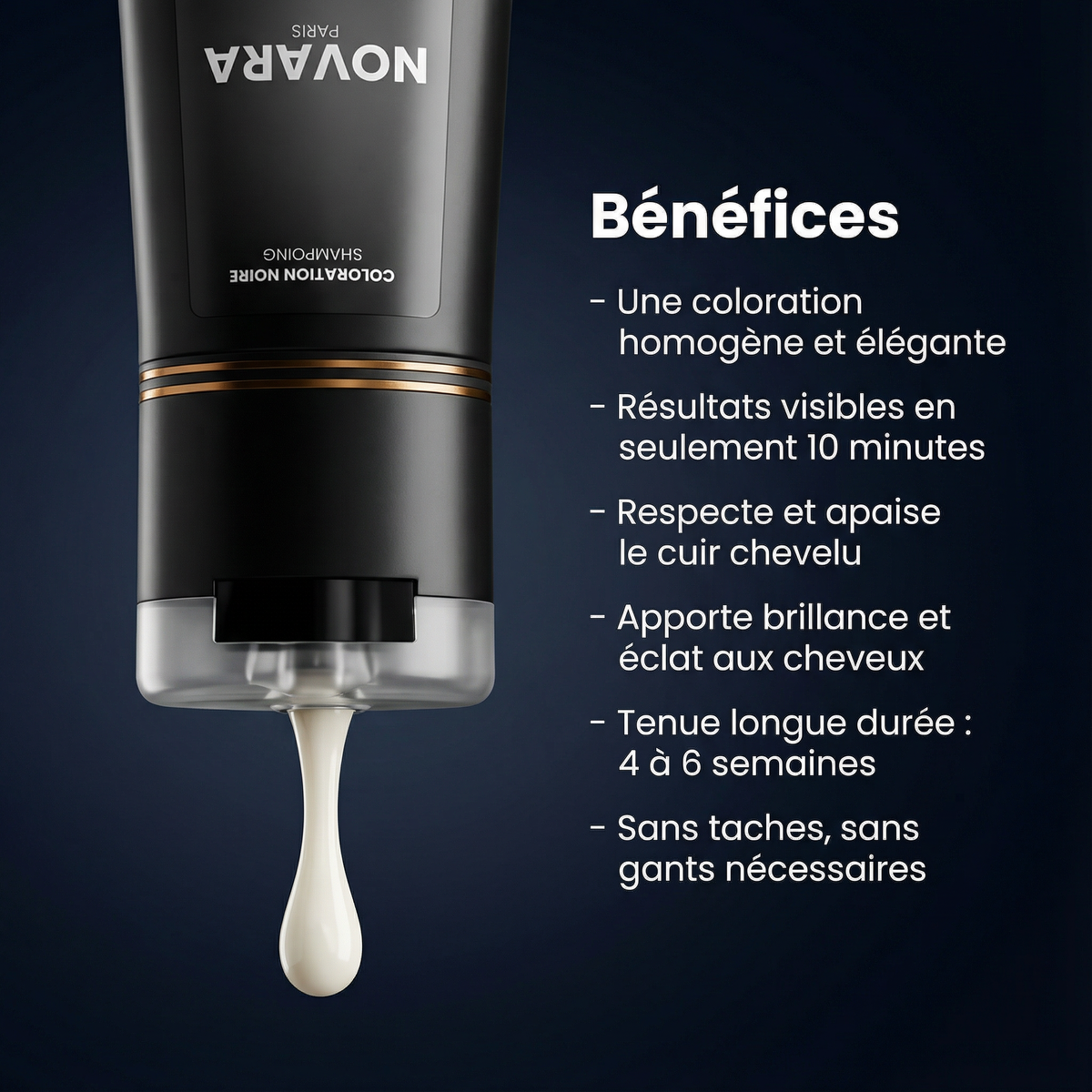 Shampoing colorant instantané Homme